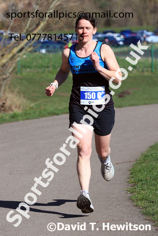Senior Womens 2026 NECAA Royal Signals Road Relays, Hetton Lyons Country Park, Hetton le Hole. Photo: David T. Hewitson/Sports for All Pics